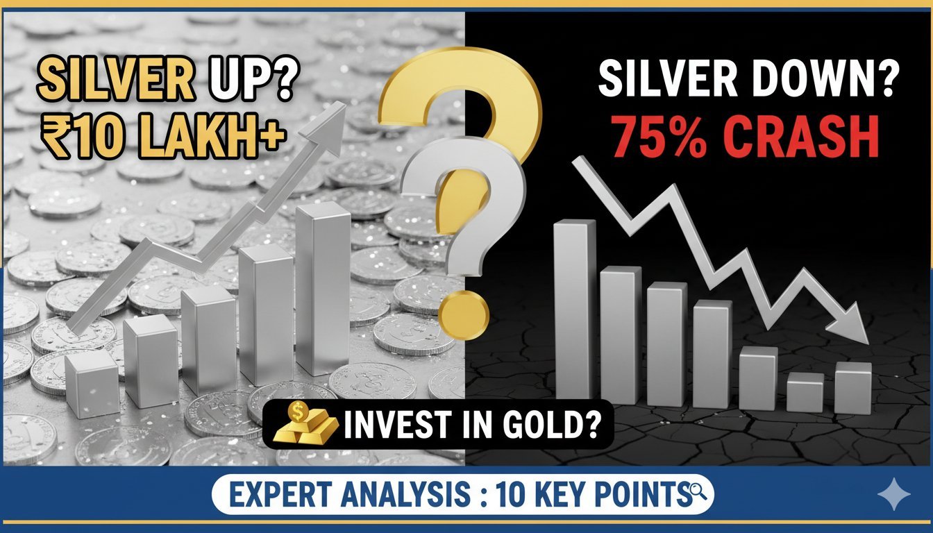 Alt Text for featured image चांदी और सोने की सलाखें के साथ मूल्य चार्ट, भारत में कीमती धातुओं की कीमतें जनवरी 2026