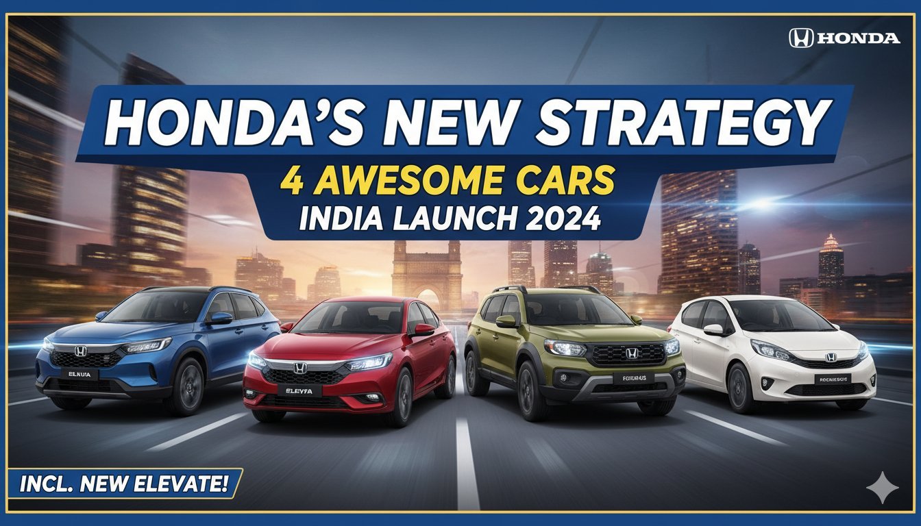 होंडा की नई Elevate हाइब्रिड SUV भारत में लॉन्च