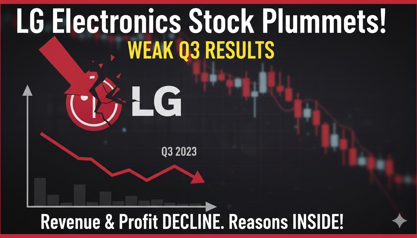 LG Electronics India Q3FY26 weak results leading to share price drop of 8 percent
