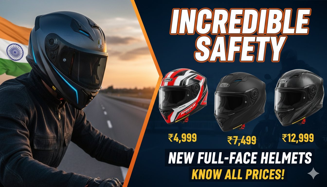 SMK Nova full face helmet in black matte finish with aerodynamic design and Pinlock visor