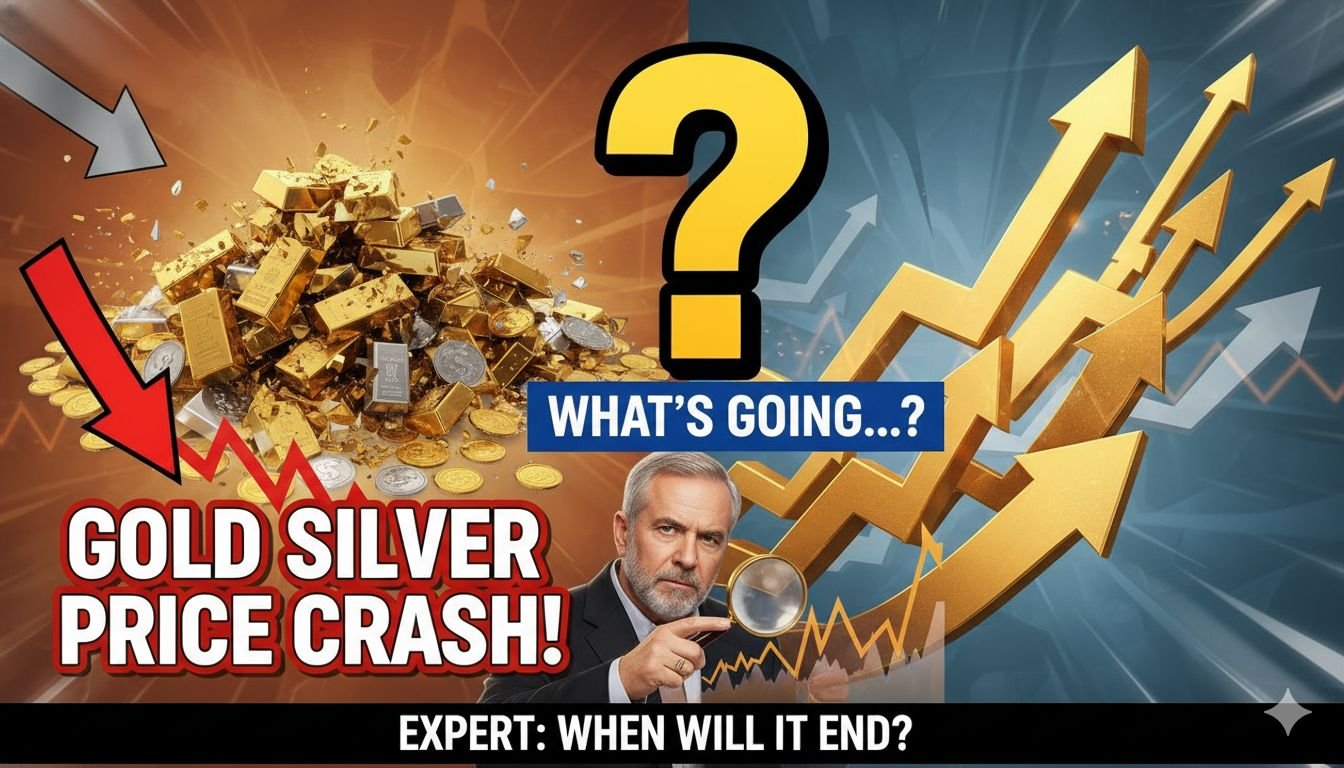 सोने और चांदी की कीमतों में उतार-चढ़ाव दिखाता ग्राफ, भारतीय बाजार में गिरावट और तेजी का ट्रेंड