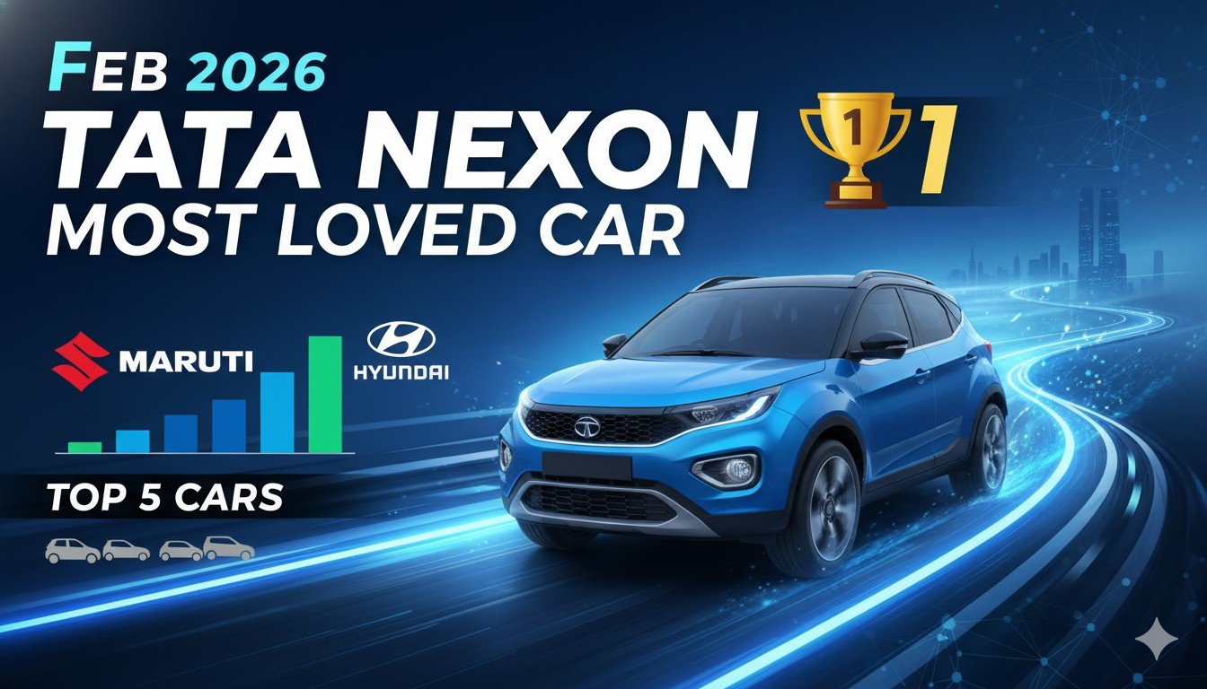 टाटा नेक्सन कार फरवरी 2026 में भारत की टॉप सेलिंग मॉडल, एसयूवी सेगमेंट में लीड